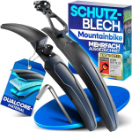 NEXTCOVER&reg; jalgratta porikaitse m&auml;giratta komplekt ees ja taga I eemaldatav MTB porikaitse komplekt koos juhiste ja t&ouml;&ouml;riistadega I porikaitsed m&auml;gijalgratastele - pritsmekaitsmed jalgratastele 24-29 tollile