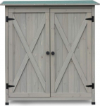 Habau Flora Garden Cabinet, Grey