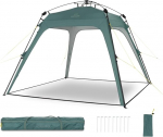 Justcamp Alabama Gazebo 250 x 250 cm - UV kaitse 50+, 3000 mm h&uuml;drostaatiline pea, kiire kokkupanek, vastupidav, ideaalne telkimiseks, aeda ja rannale.