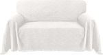 Cotton Sofa Slipcovers Towel Sofa Covers Geometric Couch Cover Furniture Pet Protector Stylish Throws for Sectional Couch Couch Couch Covers for Pets (71 x 102 inch, White)