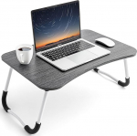 Tatkraft Olaf suur kokkupandav voodilaud, voodilaua, s&uuml;learvuti laud, vooditaldrik tasside pesaga, kodukontori laud s&ouml;&ouml;miseks, lugemiseks, t&ouml;&ouml;tamiseks ja televiisori vaatamiseks voodis/sohval/p&otilde;randal