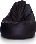 Ecopuf Yoko Bean Bag v&auml;ljas ja siseruumides Faux Leather Bean Bag koos Anti-Lost Zipiga