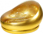 Air Candy Aufblasbarer mehrfarbiger Glitzer-Stuhl - Sitzsack f&uuml;r Wohnzimmer, Kinderzimmer, Spielzimmer, drau&szlig;en oder drinnen (massives Gold)