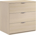 13 Home Caliel A5 voodipoolne 3 kassetti. Dim. 77 * 38 * 80H cm. melamina. Tamm.