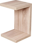 levandeo Coco Sonoma k&uuml;ljelaud Rough Sawn Oak 32 x 32 cm K&otilde;rgus 50 cm Ei vaja kokku panna Liimitud puidust kohvilaud Diivanilaud