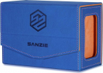 SANZIE Trading Card Storage Box koos 2 Commander Display alad ja 2 kaardihoidjad 240+ kaardid Card Deck Box Fit for MTG, PTCG, TCG Trading Cards (sinine)