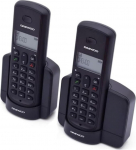 Tel&eacute;fono Inal&aacute;mbrico Daewoo DTD-1350 DECT DUO Negro