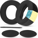 TaiZiChangQin jahutusgeel k&otilde;rvapadjad asendavad k&otilde;rvapadjad, mis &uuml;hilduvad Sony PlayStation Pulse Elite juhtmevabade k&otilde;rvaklappidega Ice Silk kangas m&uuml;ra isoleeriv vaht (EI sobi Pulse 3D)