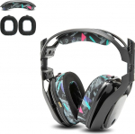 WC Mod Kit A40 - Cooling Gel Ear Pads + Headband Replacement Compatible with Astro A40 Gen 4 and A40 TR by Wicked Cushions | Parem mugavus, jahutus ja vastupidavus | 90's Black