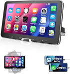 ESSGOO Single 1 DIN Android14 autoraadio juhtmevaba Carplay ja Android autoga, 10,1-tolline IPS HD puuteekraan MP5 autokuvar 4+64G Bluetooth raadiovastuv&otilde;tja Mirror Link FM USB GPS navigatsiooniga