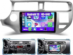 [4G + 64G] Inefala Android 15 autoraadio Kia Rio 2012-2015 juhtmevaba Carplay Androidiga, 9-tolline puutetundlik raadio koos GPS WiFi RDS/FM Bluetooth EQ SWC tagurduskaamera mikrofoniga