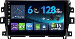 [6G + 128G, Octa-Core] - MSD Autoradio Nissan Navara NP300 (2011-2018) Android 15 GPS raadio CarPlay Android auto roolijuhtimine Dual Band WiFi DSP DAB tagurduskaamera MIC 2 DIN 10.1 tolli
