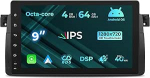 [8-tuumaline 4+64GB] autoraadio BMW E46 M3 Rover75 MG ZT, 9-tolline autostereoraadio multimediam&auml;ngija integreeritud 4G LTE traadita autode m&auml;ngimisega / Android auto DSP GPS Bluetooth WiFi RDS FM / AM