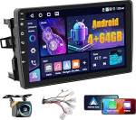 4+64G Android autoraadio Toyota Auris 2006 2007 2008 2009 2010 2011 juhtmevaba Carplay & Android Car, 10.1-tolline IPS puuteekraaniga raadio Bluetooth 5.0/GPS/Reversioonikaamera/FM/WiFi/SWC-ga