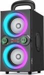 TPBEAT Bluetooth k&otilde;lar, 80 W traadita Bluetooth Box, Music Box, suur, Bass Boost, valgusega, 100 dB Huge Sound TWS Stereo Party Soundbox, mikrofoni sisendiga/USB/TF/AUX