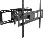 P50A Double Arm TV Wall Mount Universal TV Bracket - Pivoting Tilts Extendable for 37-70 LCD LED OLED TV with VESA 200 300 400 Black