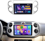 4+64G Android autoradio VW Tiguan 2006-2016 juhtmevaba Carplay & Android Car, 9-tolline IPS puuteekraaniga raadio Bluetooth 5.0/GPS/reziimiskaamera/FM/WiFi/SWC autoraadio Volkswagenile, mis on varustatud Bluetooth 5.0/GPS/reziimiskaameraga/FM/WiFi/SW ...