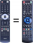 Uus asenduspult Clarke TECH HD5100-C C-TECH HD4100 HD5000 Set Top Boxi jaoks