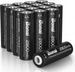 Bonai laetavad patareid, AA 2800 mAh NI-MH patareid, k&otilde;rge mahutavusega