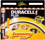 Duracell Plus leelispatarei AA LR6 1,5 volti 20 kaupa