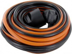 CHACON pikendusjuhe - must/oranž - 10m &Uuml;ks suurus
