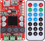 Hilitand 50W + 50W Portable TF Card Audio Receiver Amplifier Board Decoder koos kaugjuhtimispuldiga DC 8 26V
