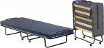 Dmora Folding Bed with Slatted Frame and Mattress, Dimensions 190 x 80 x 30 cm