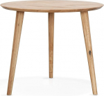 moebel-eins ASCON Round Dining Table Solid Wood Wild Oak 75cm