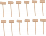 Cabilock 50 t&uuml;kki Mini Hammer Krabbenh&auml;mmer Holzfarbe Holzh&auml;mmer Kuchenh&auml;mmer Krabbenschl&auml;gel Holzschl&auml;gel f&uuml;r Meeresfr&uuml;chte Garnelenschalen DIY Projekte