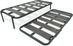Somnia Descanso - Reinforced Kangaroo Silent Nest Bed with 2 Width Slatted Bases 90 x 190 cm
