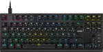Corsair K60 PRO TKL RGB Wired Gaming Keyboard, optiline mehaaniline klaviatuur, klahvita, lineaarsed OPX l&uuml;litid, pol&uuml;karbonaatklahvid, iCUE &uuml;hilduvus, AZERTY UK, PC, Mac, Xbox - must