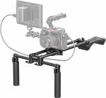 NEEWER Universal Shoulder Rig Kit koos 16" pikendatud 15mm pole s&uuml;steemiga - kaamera stabilisaator DSLR ja videokaameratele Ideaalne filmiv&otilde;tete tegemiseks &Uuml;hildub SmallRig Follow Focus'iga