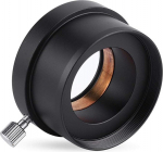 Bewinner Adapter for Photo Camera and Telescope - Photo Camera Adapter for 2 Inch to 1.25 Inch Eyepiece Holder - Metal Adapter for Telescope Accessories - Black Metal Adapter for Telecamera and