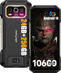 Ulefone Armor 27 Pro v&auml;ljas mobiiltelefon 5G Android 14 nutitelefon 64MP + 50MP + 50MP + 32MP kaamera 24GB + 256GB / SD-2TB 10600mAh aku, 6,78-tolline FHD + 120Hz, toetab 33W kiirlaadimist GPS / NFC / OTG