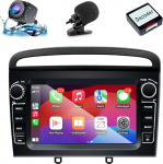 [2G + 64G] Autoraadio Peugeot 308 (2007-2013) 408 (2010-2021) Android Car ja CarPlay juhtmevaba, Android stereo autoraadio koos tagantj&auml;rele vaatekaamera/Mikrofoni/CANbus/Bluetooth/WiFi/USB/App Store'iga