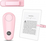RF Fernbedienung zum Lesen f&uuml;r Kindle Paperwhite Oasis Scribe,Seitenwenden f&uuml;r Phone, iOS Android Tablets, Fernbedienung Phone, Kamera Videoaufzeichnung (Rose kleiner Clip)