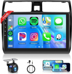 Rimoody 4+64G traadita Carplay Android autoraadio Suzuki Swift 2003-2010 10-tolline HD autoraadio koos Android auto GPS peeglilinkiga Bluetooth FM/RDS/DAB/DVR/EQ/USB roolijuhtimiss&uuml;steemiga tagurdamine