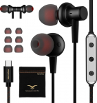 USB C k&otilde;rvaklapid, k&otilde;rvaklapid, HiFi stereomagnetilised k&otilde;rvaklapid mikrofoniga, k&otilde;rvaklapid USB C &uuml;hendusega iPhone 15 Pro Max, Samsung S24 S23 Ultra/FE, iPad Pro 2024, iPad 10 Air 2024 jaoks