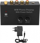 VGEBY Phono eelv&otilde;imendi RCA sisendi v&auml;ljundtaseme plaadim&auml;ngija helitugevuse reguleerimise eelv&otilde;imendi koos l&uuml;litiga audioseadmetele Soundboxes