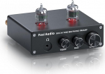 Fosi Audio Box X4 HiFi Phono Tubes Preamp, Hi-Fi Tube Preamp k&otilde;rvaklappide v&otilde;imendi, JAN 5725W vaakumtorud MM plaadim&auml;ngija jaoks, Gain Stereo Audio Phono Audiophile'ile