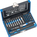 Condor Werkzeug 39600 Twist Puuripuurid ja puuriotsakute komplekt, 38 tk, koos ratta ja adapteriga, 1/4 tolli kuusnurkse ajamiga, xcess Performance, HSS kobaltipuuride komplekt, professionaalne t&ouml;&ouml;riist DIY jaoks