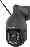Foscam SD4H 4MP Dual Band WiFi PTZ Dome Surveillance Camera with 18x Optical Zoom, Person and Vehicle Detection, Auto Tracking (Black)