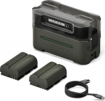LP-E6P asendusaku ja laadijakomplekt, 2-pakk 2400mAh akusid ja neljakanaliline USB C PD kiirlaadija, mis &uuml;hildub Canon EOS R5/R6 Mark II, R7, R6, R5, R, 5DS, 6D, 90D, 80D, 70D, 60Da TBC-E6P-A-GN