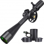 WestHunter Optics TD-S 10-40x50 SFIR T&auml;ppisjahi sihiku punane valgustus Teine pilditasand 30mm keskne toru taktikaline 1/10 MIL optika kauglaskmiseks