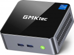 GMKtec Mini PC Intel i5-12450H (Turbo 4.4GHz) 16GB (8x2) DDR4 3200MHz 512GB M.2 PCIe3.0 NVMe SSD Mini arvuti, USB 3.2/WiFi 6/BT5.2, 2.5G Ethernet/Type-C (DP/Data)/HDMI*2/4K Lauaarvuti