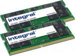Integral 64GB komplekt (2x32GB) DDR5 RAM 4800MHz SODIMM S&uuml;learvuti Notebook MacBook m&auml;lumoodul