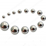 Roostevabast terasest t&auml;ppislaagrite kuulid, 20 t&auml;ppislaagrite kuulid, standard 21/22/23/24/25/26/27/28/28/29/30 mm, t&auml;ispall (4 mm), t&auml;ispall (4 mm)