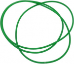 Antriebsriemenkomponente 1 St&uuml;ck PU-F&ouml;rderband L&auml;nge Meter, formstabiles gr&uuml;nes Polyurethan-Rundband for Rollen(2mm)