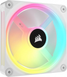Corsair iCUE LINK QX120 RGB Magnetic Dome RGB ventilaator 120 mm valge