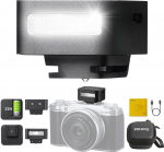 ZF08 v&auml;lklambi kaamerale koos v&auml;lklambi k&otilde;rgusv&otilde;imendiga, GN16, CCT 6500K&plusmn;200K, universaalne kuuma kinga kinnitus, 3S kiire taaskasutus, t&auml;isv&otilde;imsuseline kaamera v&auml;lklambi Sony/Canon/Nikon/Panasonic/Olympus jaoks.